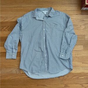 Women’s Old Navy Striped Long Sleeve Button Down Shirt